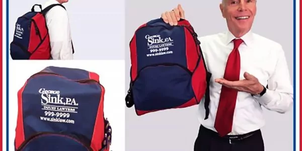 FREE Backpacks for Back to School with George Sink!