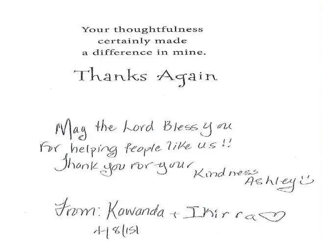 Thank You From Kawanda and Ikirra
